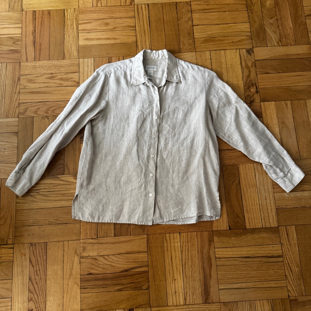 Liz Claiborne linen button up